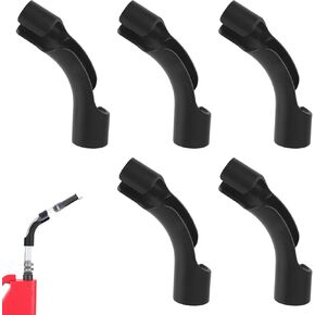 5pcs Hose Bender for Racing Fuel Tanks, Premium ABS Gas Can Hose Bender Replacement and Accessories for Racing Fuel Jug Gasoline Tanks Public Containers(Black)