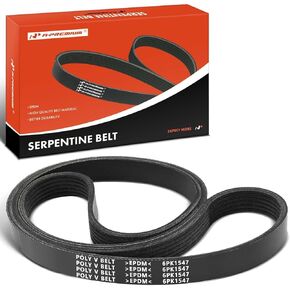 حزام محرك A -premium Serpentine Drive متوافق مع هوندا ، شيفروليه ، BMW ، Kenworth & Peterbilt Cars - Civic ، Cruze ، Sonic ، Trax ، X5 ، 545i ، 550i ، 745i ، 745li ، 750i ، 750li ، 760i ، 760li ،