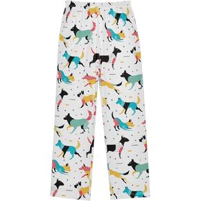 visesunny Joggers Pants for Boys Sweatpants Elastic Waist Animal Printed Long Bottoms Athletic Trousers with Pocket Size S-XL