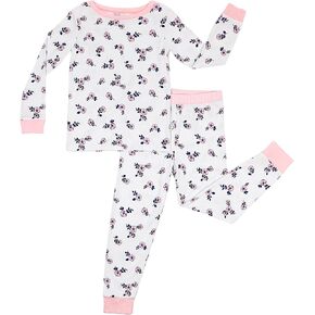 LittleHippo Two-Piece Pajama Set for Boys and Girls, Soft Spandex & Bamboo Viscose, Snug Fit Pajamas, Toddlers, Kids