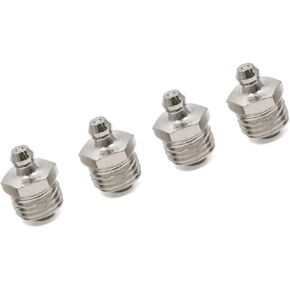 4pcs M14 x 1.5 Nickel Plated Straight Grease Nipple Fitting for Car Item Replacement