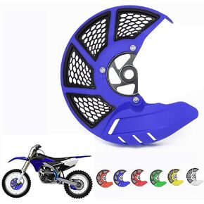 Dirt Bike Front Brake Disc Guard Protector for YZ125/250 2008-2021, YZ250F/450F 2007-2013, YZ125X/250X 2017-2025, WR250F 2006-2019, WR450F 2006-2018, Blue