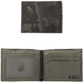 5.11 Tactical Tracker Bifold 2.0 Wallet, Style 56714ABR, Black Multicam