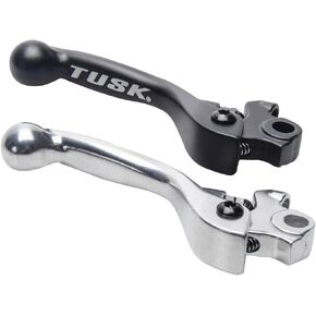 TUSK BRAKE LEVER مصقول متوافق مع Honda CRF250F 2019-2025/CRF125F 2014-2025/CRF150F 2003-2017/CRF230F 203-2019
