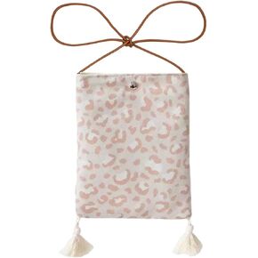 Boho Floral Canvas Crossbody Bag for Women Cute Tassel Small Cell Phone Shoulder Purse Bags Teen Girls Cross body Bag