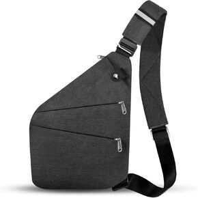 Anti Theft Crossbody Bag,Anti Theft Travel Bag for Women Men,Sling Crossbody Bag for Travel, Sport, Work
