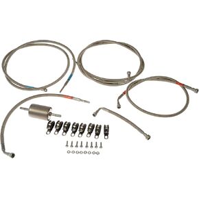 Dorman 819-823 Flexible Stainless Steel Braided Fuel Line Compatible with Select Chevrolet/GMC Models (OE FIX)