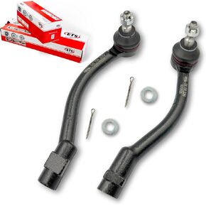 ETS 2Pc Front Outer Tie Rod End Kit ES801130, ES801131 Fits 2012-2017 Kia Rio / 2015-2017 Hyundai Accent - Made in Europe
