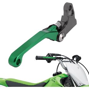 JFG RACING Motorcycle Brake Clutch Lever Folding Levers CNC for KLX110 KLX110L 2010-2024 Dirt Bike Green