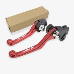Red Motorcycle Brake Clutch Lever Handle CNC Aluminum Pivot for CRF450R 2004-2006 CRF 450R 450 R Dirt Pit Bike Motocross Motorbike