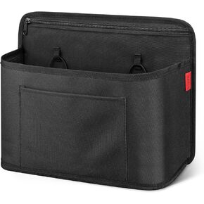Luggage Cup Holder for Suitcases - Insulated Travel Drink Holder with Storage Pocket, Tablet Compartment, and Handle - Perfect Travel Gift for Travelers, Flight Attendants, and Travel Agents