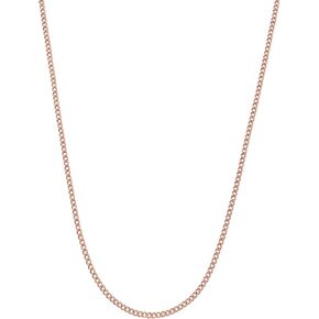 | Rose Gold Curb Link Chain | Durable 18K Rose Gold & 316L Stainless Steel | Waterproof, Heat & Sweat Resistant | Gifts for Men | Men's Jewelry |