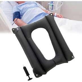 MESINURS Bedridden Inflatable Cushion, Nursing Square Pad for Elderly Disabled, Breathable for Wheelchair & Toilet Chair