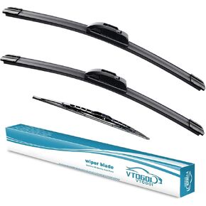 Vogoi® Windshield Wiper Plades استبدال لعام 2001-2010 Chrysler PT Cruiser/1999-2003 Volkswagen Eurovan ، شفرة الممساحات الخلفية الأمامية الأصلية جودة المصنع لسيارتي -21 "+21" +16 "(حزمة 3)