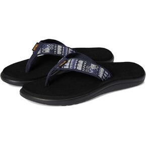 Teva Women's Sandals Flip-Flop, Geo Mashup Navy, 8