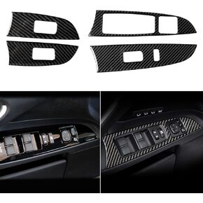NVCNX Real Premium Carbon Fiber for Lexus IS250 is 250 IS350 2006-2013 2007 2008 2009 2010 2011 2012 / IS250C IS350C 2010-2015 Accessories Center Console Gear Shift Panel Cover Interior Trim Kit 3PCs