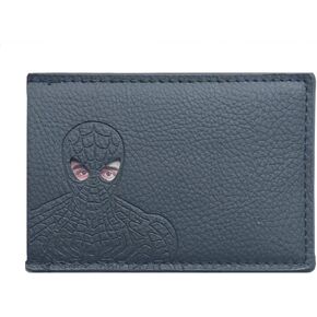 Bat Leather Wallet bat wallet SPIDER WALLET ID, Unisex Adults, Black, 100% Leather Style, Multi Card Slots, RFID Protected, Bi-Fold, Bat Eyes, ID & Credit Card Compartments, ID wallet