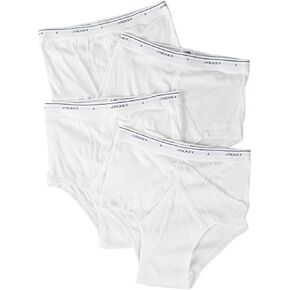 Jockey Mens Classic Bonus Pack Full-Rise Bear (4 pack + 1 Free) White 40