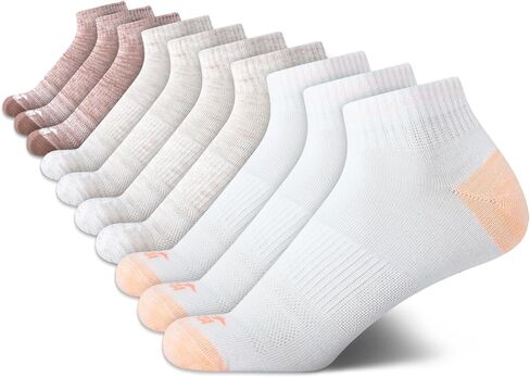 Avia Women's Performance Stretch Quarter Cut Ankle Socks (10 Pack) in Saudi Arabia