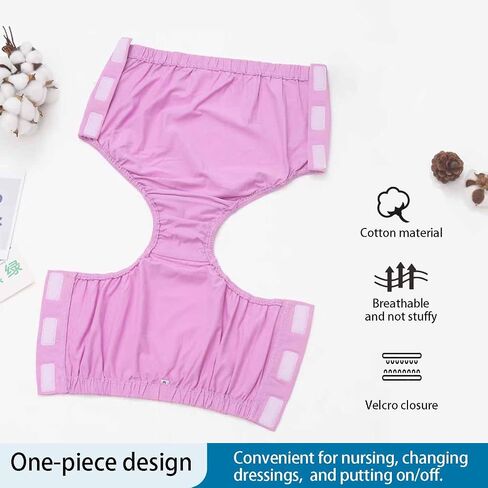 3 Pack Post Surgery Underwear, Adaptive Underwear, Tear Away Underwear, Incontinence Underpants, Reusable Stick-on Briefs in Saudi Arabia