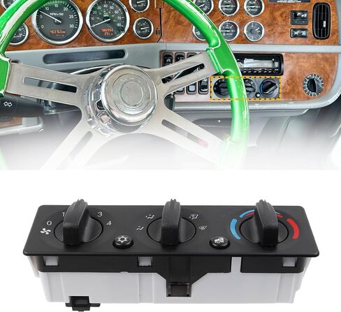 Dasbecan Q21-6119 AC Heater Climate Control Module Temperature Control Panel Compatible with Peterbilt Trucks 337 348 389 Replaces# Q216119 in Saudi Arabia