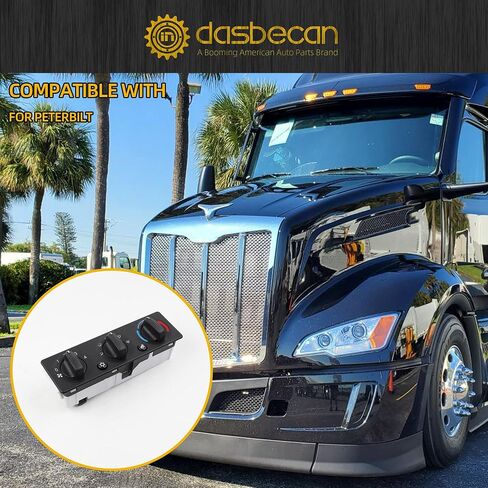Dasbecan Q21-6119 AC Heater Climate Control Module Temperature Control Panel Compatible with Peterbilt Trucks 337 348 389 Replaces# Q216119 in Saudi Arabia