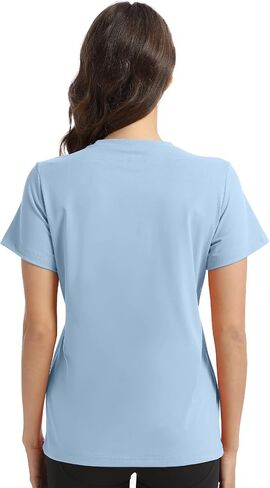 Women's T-Shirts Crew Neck Short Sleeve Summer Top Basic Tee Cassic Fit Gym Shirt for Casual Workout Yoga in Saudi Arabia