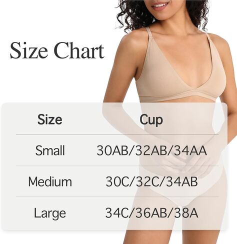 INIBUD Bralettes for Women Triangle Padded Bralette Deep V Seamless Bras No Underwire Comfortable Wireless Everyday in Saudi Arabia