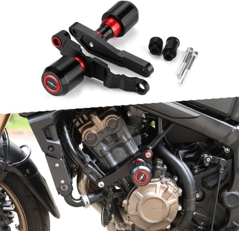 Frame Sliders 2024 2025 Fit For CB650 CBR650R 2024 2025 | CB 650 Falling Protector CBR 650R Crash Sliders Engine Protect CB650 Anti Slip Collision CBR650R Accessories RD in Saudi Arabia