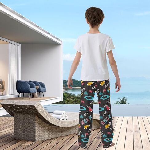visesunny Joggers Pants for Boys Sweatpants Elastic Waist Animal Printed Long Bottoms Athletic Trousers with Pocket Size S-XL in Saudi Arabia