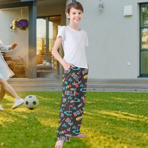 visesunny Joggers Pants for Boys Sweatpants Elastic Waist Animal Printed Long Bottoms Athletic Trousers with Pocket Size S-XL in Saudi Arabia