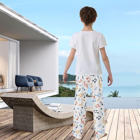 visesunny Joggers Pants for Boys Sweatpants Elastic Waist Animal Printed Long Bottoms Athletic Trousers with Pocket Size S-XL in Saudi Arabia