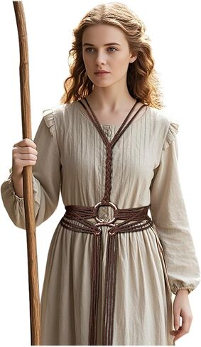 Joukavor Viking Troll Cross Belt Norse Witch Rope Belt for Women in Kuwait