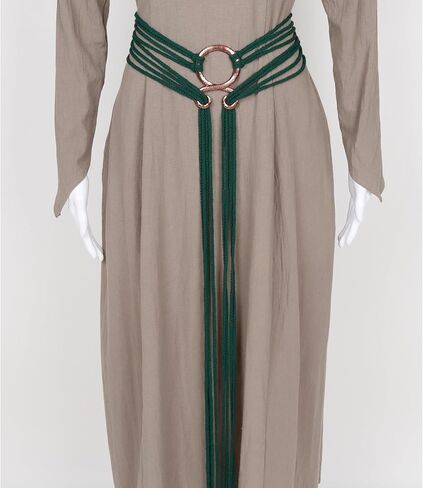 Joukavor Viking Troll Cross Belt Norse Witch Rope Belt for Women in Kuwait