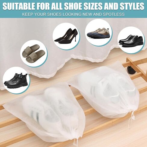 XXL Shoe Washing Machine Bag - 2 Reusable Shoe Cleaning Bags, Shoe Laundry Bag with Zipper Protection Design, 360° Deep Clean for Sneaker Tennis Shoe, Include 2 Shoe Storage Dust Bags (Yellow) in Kuwait