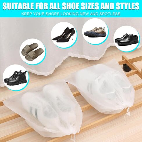 XXL Shoe Washing Machine Bag - 2 Reusable Shoe Cleaning Bags, Shoe Laundry Bag with Zipper Protection Design, 360° Deep Clean for Sneaker Tennis Shoe, Include 2 Shoe Storage Dust Bags (Yellow) in Kuwait