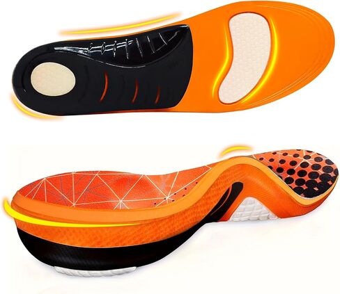Acupressure Insoles for Men and Women - Orthopedic Acupoint Massage Insoles with Magnetic Technology, Shock Absorption, Non-Slip, Feet and Arch Support (Blue, L(Men 9.5-12/Women 10.5-13)) in Saudi Arabia
