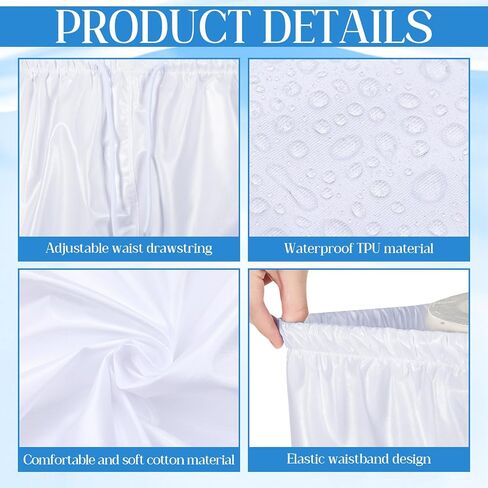 Nuanchu 2 Pcs Unisex Washable Adult Diaper Cover Reusable Leakproof Incontinence Underpants for Incontinence Supplies(XL Size) in Saudi Arabia