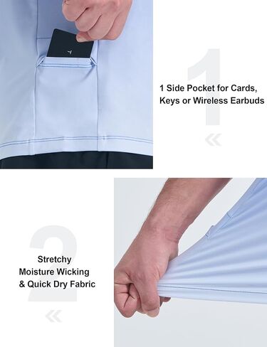 EZRUN Mens Tank Tops Quick Dry Workout Muscle Sleeveless Shirts for Summer Bodybuilding Running Fitness Training in Kuwait