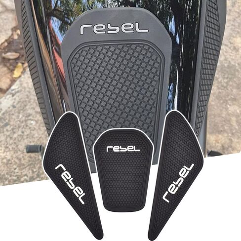 Motorcycle Fuel Gas Tank Stickers Compatible for Ho&nda Rebel CMX 250 300 500 2017-2024 Tank Grip Side Decals Anti Slip Tank Pads (B Style) in Saudi Arabia