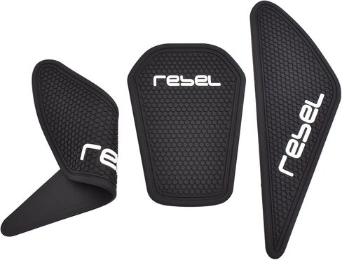 Motorcycle Fuel Gas Tank Stickers Compatible for Ho&nda Rebel CMX 250 300 500 2017-2024 Tank Grip Side Decals Anti Slip Tank Pads (B Style) in Saudi Arabia