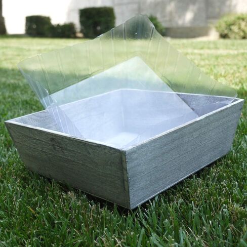 معجب بالطبيعة قطعتين من الصناديق الخشبية الصغيرة الريفية، سلة هدايا، منظم تخزين، ديكور على طراز المزرعة، حاوية صناديق تخزين خشبية، صواني عرض تزيينية لديكور المنزل in Kuwait