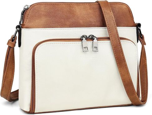 MASINTOR Crossbody Purse Bags for Women, Multi-Pocket Soft Leather Shoulder Purse with Tassel, Lightweight Travel Handbag in Kuwait
