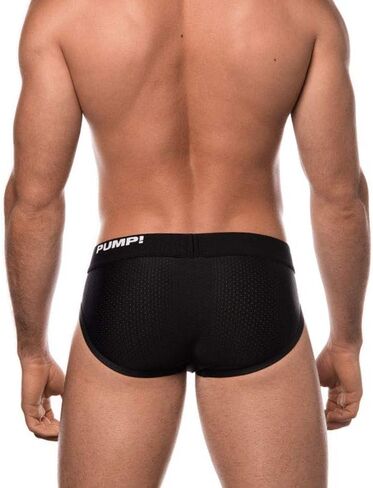 Pump! Classic Black/White Brief | Men's Underwear Briefs | Low Rise Boys Briefs | Waistband Men's Brief in Saudi Arabia