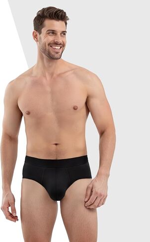 Mens Incontinence Underwear Washable Cotton Leak Proof Underwear for Men Briefs 5 Pack in Saudi Arabia