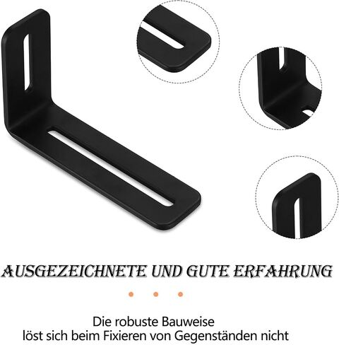 Adjustable Flat Mending Plate with Single Slot Hole, 10pcs 6 1/10" Slotted Flat Straight Mending Plate Support, Flat Fixing Slideable Bracket Connector for Wood Timber, Furniture, DIY Workbench in Saudi Arabia