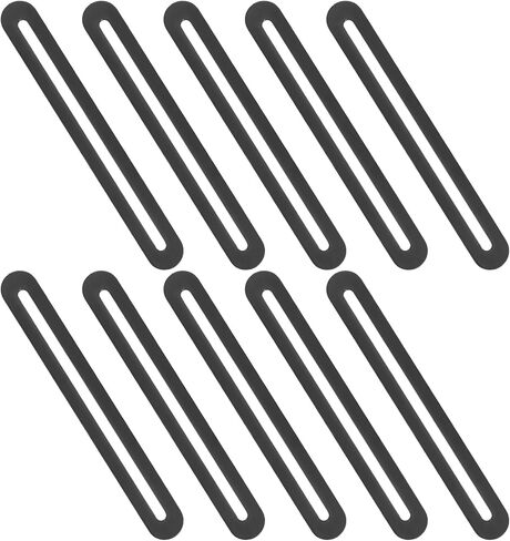 Adjustable Flat Mending Plate with Single Slot Hole, 10pcs 6 1/10" Slotted Flat Straight Mending Plate Support, Flat Fixing Slideable Bracket Connector for Wood Timber, Furniture, DIY Workbench in Saudi Arabia
