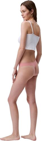 Calvin Klein Women's Invisibles Seamless Thong Panties, 3 Pack in Saudi Arabia