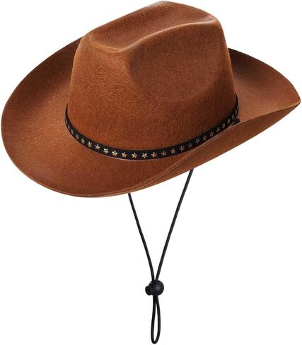 choyaxo Cowboy Hat Western Cowboy Costume for Parties Play Dress Up Cosplay Halloween in Saudi Arabia