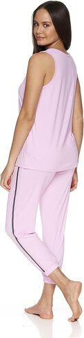 U.S. Polo Assn. Womens Short Sleeve Shirt and Pajama Pants with Pockets Lounge Sleepwear Set in Kuwait